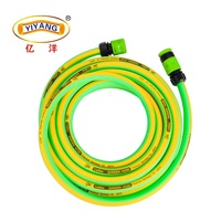 Tuyau d'arrosage de jardin en PVC hybride renforcé de haute qualité, flexible, longueur personnalisée 1/2 5/8 3/4 10m 15m 20m 30m 50m pour la maison et le jardin