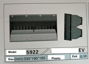 用于单12英寸和双12英寸阵列扬声器的专业线阵列扬声器波导高质量塑料扩音扬声器喇叭 - Product Image 5
