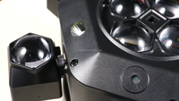 Ventes directes d'usine 6 pièces soucoupe volante fantôme 4in1 lumière Laser LED 150W RGBW effet stroboscopique