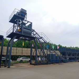 โรงงานผสมคอนกรีต 60 ลูกบาศก์เมตร/ชม. HZS60 โรงงานผสมคอนกรีตขนาดเล็ก เครื่องจักรคอนกรีต - Product Image 1