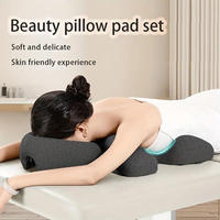 Coussin de massage ergonomique pour salon de beauté OEM, en mousse à mémoire de forme, amovible, lavable, antibactérien