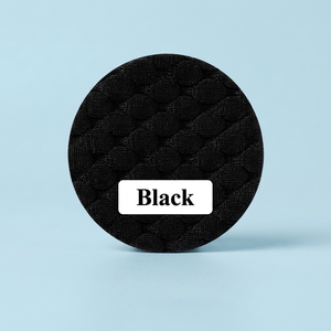 Tela de Punto Acanalado de Poliéster Negro, Material Elástico Texturizado para la Fabricación de Ropa y Prendas de Moda, Suministro al por Mayor - Product Image 6