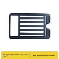 Plateforme de toit en aluminium sans perçage pour Jetour T2 Traveler 2023-2026 PHEV