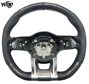 Volant de direction personnalisé en fibre de carbone avec LED pour Benz W205 <span class=keywords><strong>AMG</strong></span> C63 <span class=keywords><strong>A45</strong></span> <span class=keywords><strong>AMG</strong></span> - Product Image 6