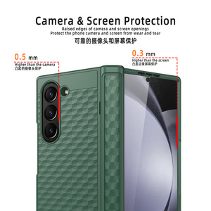 เคสโทรศัพท์แบบพับได้รุ่นใหม่สำหรับ Samsung Z Fold 6/Fold 5, วัสดุ PC แข็ง, ส่งตรงจากโรงงาน - Product Image 4