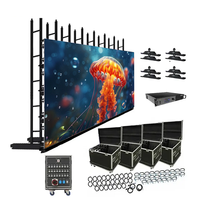 Écran LED mural en aluminium moulé sous pression pour location, idéal pour événements intérieurs/extérieurs, scènes et concerts, 500x500mm