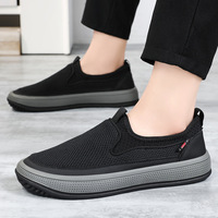 Chaussures décontractées pour hommes Nouveautés Printemps Grande taille Polyvalentes Mocassins ajourés Respirantes en maille à enfiler Sneakersdrop