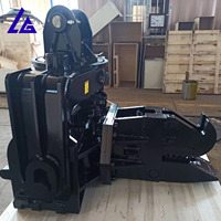 L'excavatrice de 15-45 TONNES de marque Ligong a utilisé le marteau de vibro hydraulique, conducteur de pile de feuille pour la pile de feuille de 6-8m