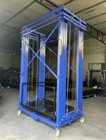 Plateforme élévatrice mobile électrique pour échafaudage, 500 kg, 6 m, 8 m, 10 m, pliable, pour la construction