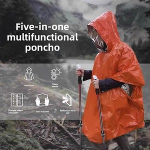<span class=keywords><strong>Impermeable</strong></span> de Emergencia para Exteriores, Portátil, para Camping, Senderismo, Montañismo, Antihipotermia, <span class=keywords><strong>Manta</strong></span> Térmica <span class=keywords><strong>Impermeable</strong></span> - Product Image 1