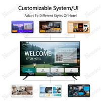 Ultraflacher Hotel-TV 32 bis 65 Zoll Rahmenloses Design, Blaulichtfilter, Einfache Installation, Musterbestellung