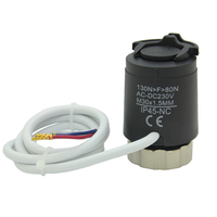 Actionneur thermique électrique Beok M30*1.5 230V normalement fermé pour système de chauffage au sol par collecteur, vanne servo NC 220V