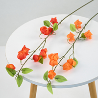 Zijden bloemen decoratieve spray 94cm lantaarn fruit voor hotel restaurant etalage interieur ornament groothandel