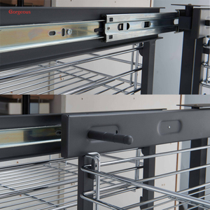 Système d'organisation modulaire pour <span class=keywords><strong>garde</strong></span>-<span class=keywords><strong>manger</strong></span>, accessoires de rangement pour armoires de cuisine, paniers et tiroirs de cuisine modernes, OEM ODM - Product Image 4