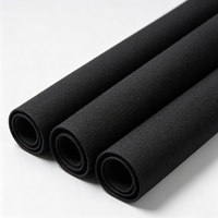 High Strength High Density Polyethylene Fiber Fabric Cut Resistant Black 300gsm UHMWPE Woven Fabric