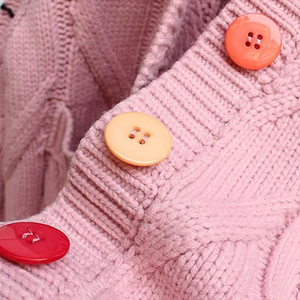 Vente en gros Nouveau pull cardigan pour <span class=keywords><strong>femme</strong></span> à imprimé floral au <span class=keywords><strong>crochet</strong></span> pour la saison d'hiver Haut à la mode avec barre de couleur personnalisée - Product Image 4