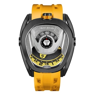 Pour TSAR BOMBA <span class=keywords><strong>chevalerie</strong></span> 8213 montre mécanique automatique pour hommes étanche 100M montre-bracelet interchangeable avec élastique - Product Image 2