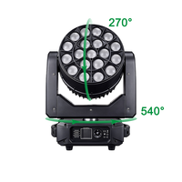 Igracelite 19x25 RGBW 4-en-1 LED Bee Eye Moving Head Light Zoom Wash Beam avec contrôle de pixels et effet d'anneau LED externe pour éclairage de scène