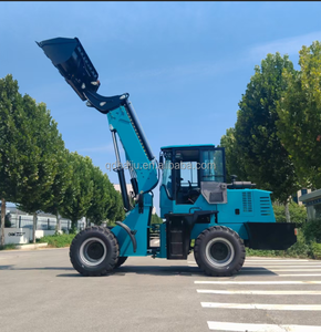 Cargadora <span class=keywords><strong>de</strong></span> Ruedas HJ25 Nueva, Hidráulica, Diésel, para Granjas, 4x4, 1CBM, con Accesorios - Product Image 5