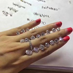 Bán buôn chất lượng đảm bảo GH gần không màu 0.8mm đến 2.9mm lỏng moissanite từ shuoyao đá quý - Product Image 5