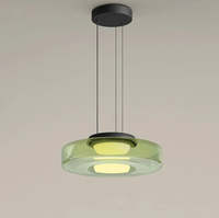 Luminaire suspendu en verre vintage Wabi-Sabi vert de style américain SIMIG pour salle à manger, bar, café, maison d'hôtes