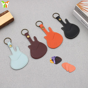 Estuche creativo de cuero para púas de guitarra/llavero, organizador portátil de accesorios para guitarra. - Product Image 2