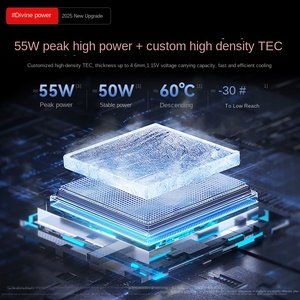 55W phát sóng trực tiếp-chuyên dụng im lặng làm mát bằng chất lỏng bằng thép không gỉ điện thoại di động tản nhiệt làm mát bằng nước bán dẫn làm lạnh - Product Image 5