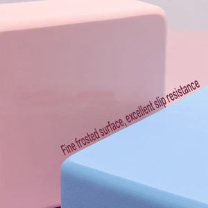 Blocs de yoga en mousse EVA écologiques personnalisés avec logo, haute densité, type à coins arrondis pour le fitness, le Pilates et les exercices - Product Image 4
