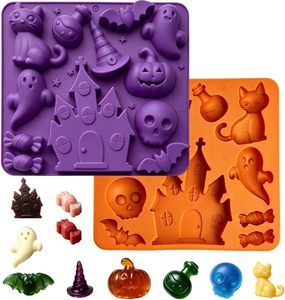 Halloween Gost Castle Cake Maker LFGB Platinum Non Stick BPA Free Silicone Mousse Cake Molds - Product Image 1