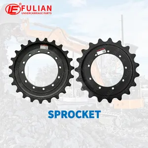 Undercarriage Parts Drive Sprocket Rubber Track Idler Top Roller Steel Track Group Bottom Roller For Sumitomo SH Excavator