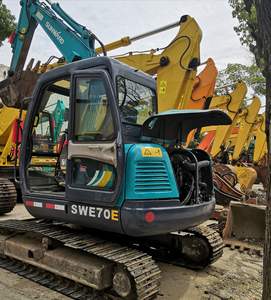 Excavatrice d'occasion SWE70E Mini pelleteuse sur chenilles d'occasion de 7 tonnes de haute qualité en stock à vendre - Product Image 2