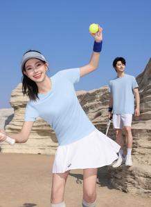高品质女式圆领 T 恤 涤纶氨纶纯色衬衫 纯色柔软棉质触感淡色凉爽触感 T 恤 - Product Image 5
