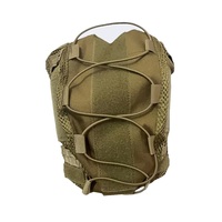 Housse de casque tactique personnalisée en usine, motif CP, maille en nylon respirante, cordon élastique, accessoire de chasse et d'entraînement