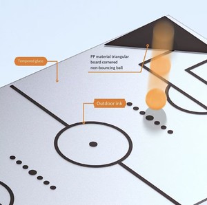 Prêt à Expédier Pas Cher Table De Football D'intérieur 55 "Taille Réglementaire Bois D'ingénierie Kicker Table De Baby-Foot Professionnelle - Product Image 4