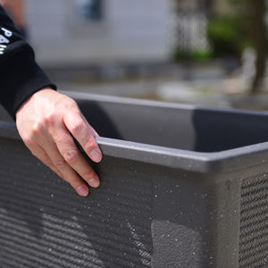 Usine directe jardin grands jardinières rectangulaires Offre Spéciale jardinières grands Pots extérieurs pour plantes Pots <span class=keywords><strong>de</strong></span> plantes en plastique - Product Image 4