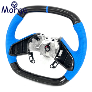 Volant sport en fibre de carbone amélioré pour <span class=keywords><strong>Chevrolet</strong></span> <span class=keywords><strong>Corvette</strong></span> C8 2020 2021 <span class=keywords><strong>2022</strong></span> 2023 2024, accessoires intérieurs de voiture - Product Image 3