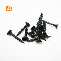 Acier au carbone 1022a vis à cloison sèche fil fin ou grossier bugle tête vis à cloison sèche phosphatée noire