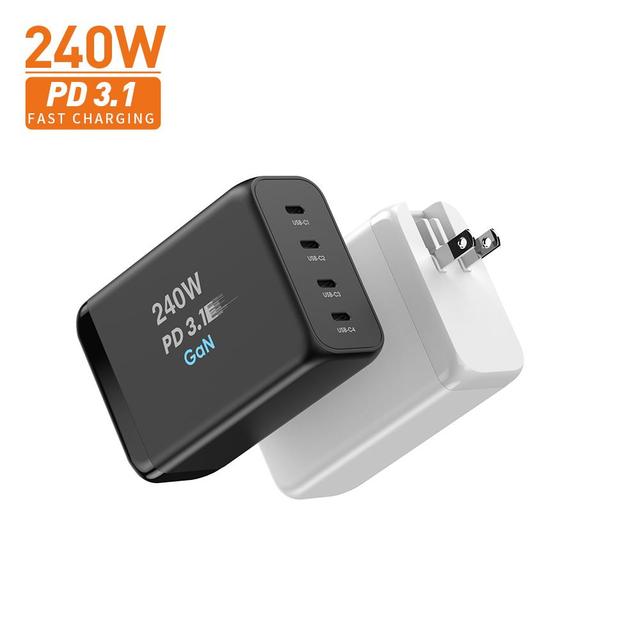 Vina Best Selling Products 240w Laptop Charger With Pd 3.1 240w Phone Charger 30w 45w 65w 100w 140w 200w 240watt Gan Charger