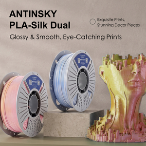 เส้นพลาสติกสำหรับพิมพ์ 3 มิติ Antinsky PLA Silk Tri Colors ขนาด 1.75 มม. น้ำหนัก 1 กก. สีรุ้ง ยืดหยุ่นได้ หลายสี สำหรับวัสดุพิมพ์ 3 มิติ - Product Image 5