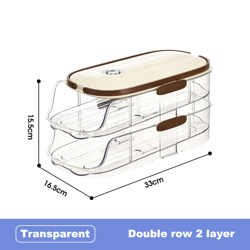 Transparente-Doble fila 2 capas