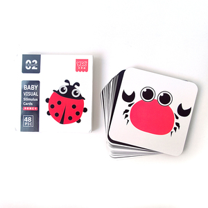 Trẻ em mẫu giáo Đồ chơi giáo dục 6-12 tháng bé THẺ FLASH/thẻ nhận thức gia đình thẻ Hội Đồng Quản trị trò chơi giấy học tập - Product Image 1