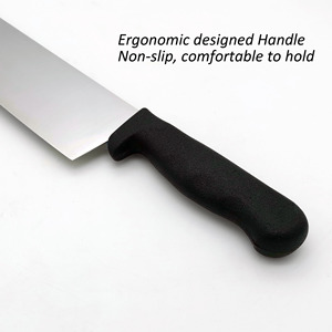 Coltello da formaggio grande da 16.5 pollici con doppio manico in acciaio inossidabile ad alto tenore di carbonio con manico in polipropilene - Product Image 5