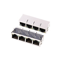Accessoires de connecteur de transformateur d'interface réseau monocouche en Chine Port de Communication de données net 1*4 pour la connectivité réseau