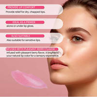 Baume à lèvres hydratant SPF 40 en gros, teinte naturelle transparente, hydrate et protège des UV