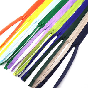 <span class=keywords><strong>3</strong></span> #5 #7 #8 #10 # venta al por mayor Cremallera de nailon rollo cadena larga cremalleras abiertas para ropa - Product Image 4