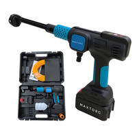 Lavadora de Autos de Alta Presión Inalámbrica Portátil Maxtorc de 21V con Motor DC sin Escobillas, 246psi, 285W y 6 Boquillas en 1, Directo de Fábrica
