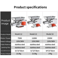 Pabrik Penggiling Daging Stainless Steel Penjualan Langsung Penggiling/Pencacah Daging Stainless Steel Daya Tinggi untuk Penggunaan Komersial22