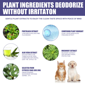 Yegbong Pet Déodorant Spray Odeurs Chiens Et Chats Pour Éliminer L'urine Corps Odeur Fèces Odeur Air Pur - Product Image 5