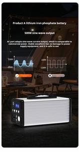 Estación de Energía Portátil de 300W al por Mayor, OEM de China, Buen Precio, MPPT, CA 220V, Batería Recargable para Exteriores SL-92, Alta Calidad de China - Product Image 5