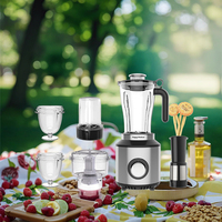 HappyPartner multifonctionnel 6-en-1 mélangeur mélangeur broyeur mélangeur de nourriture presse-agrumes électrique broyeur Smoothie Maker